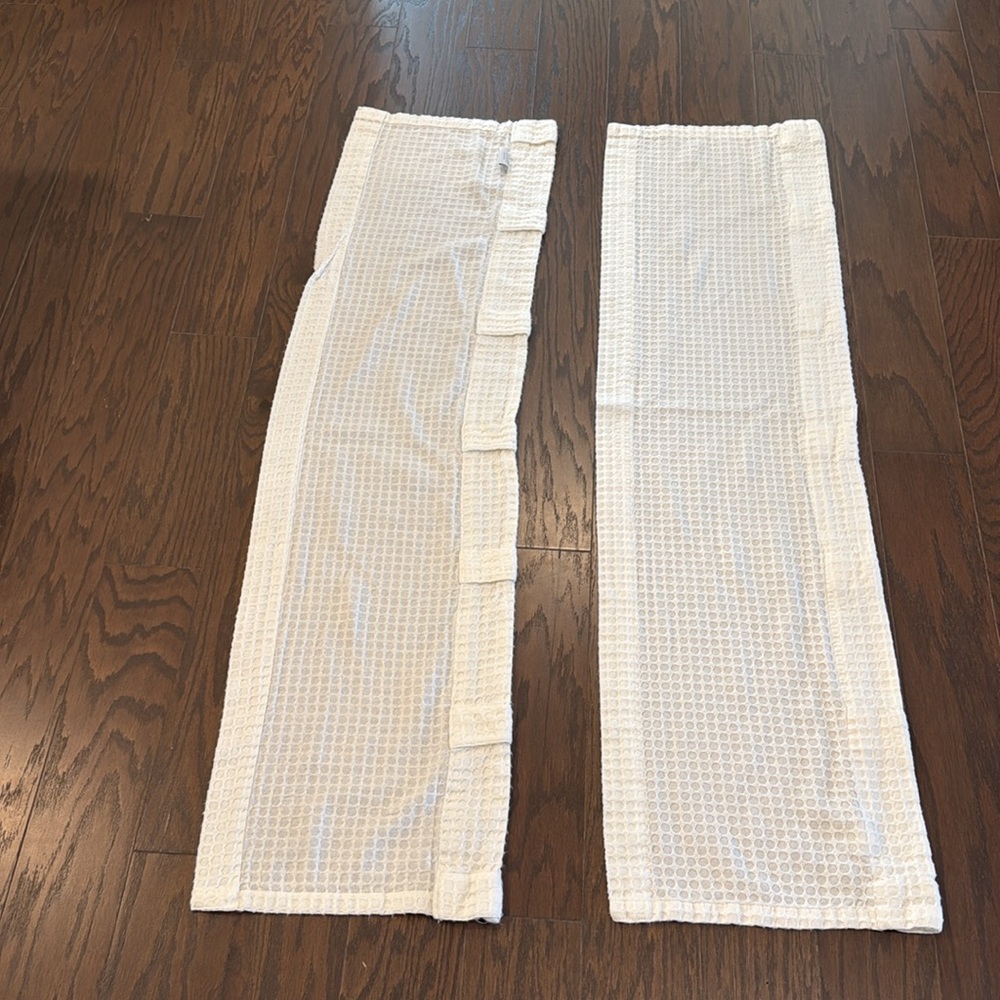 Threshold Cream Textured Valance Curtains - Picture 2 of 11